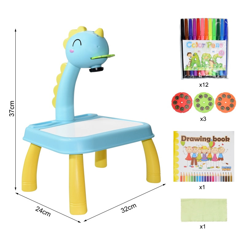 Creative Drawing Projector for kids in a bright and playful room, perfect toy atmosphere
