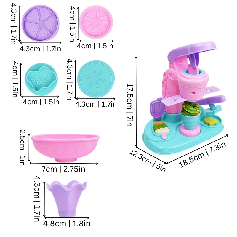 Colorful dough kit for kids, an educational and creative toy gift for 3-5 year olds