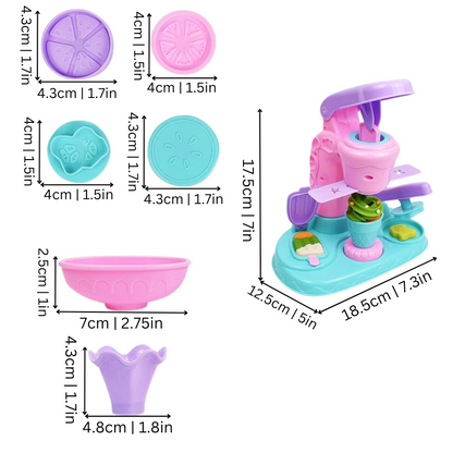 Colorful dough kit for kids, an educational and creative toy gift for 3-5 year olds