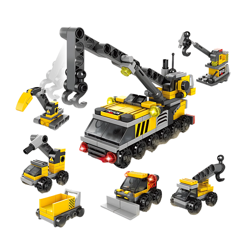 Educational STEM building blocks set for kids, enhancing creativity, motor skills, and construction fun