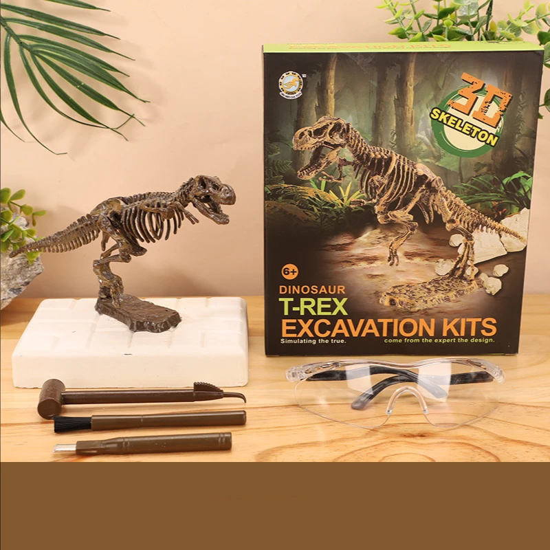 STEM toy: dinosaur fossil excavation kit inspiring learning about paleontology for kids