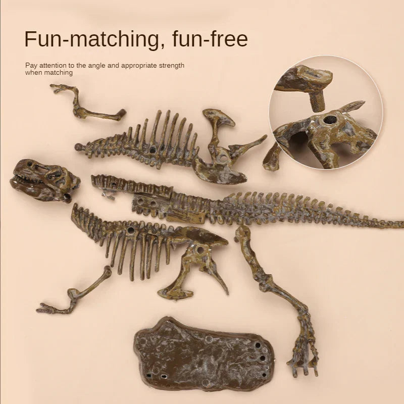 Boxed kids' dinosaur fossil excavation kit highlighting 'Educational Digging Play'