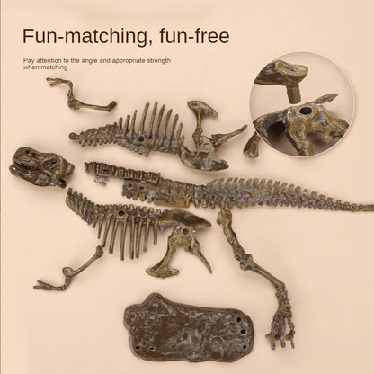 Boxed kids' dinosaur fossil excavation kit highlighting 'Educational Digging Play'