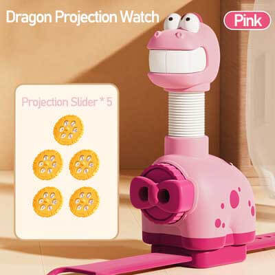 Kids' novelty watch with dinosaur projection, an exciting and unique toy gift for children