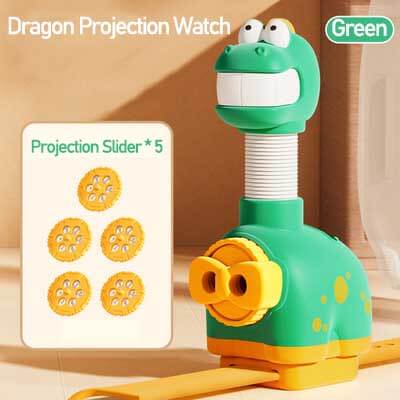 Durable kids' dinosaur projection watch toy, ideal for active children and enhancing playtime