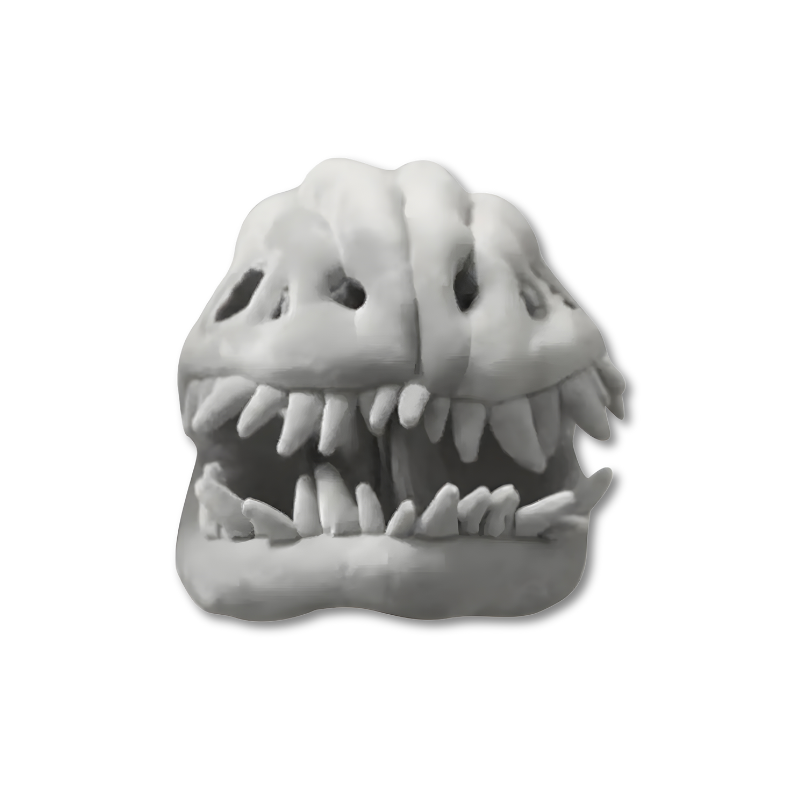 White dinosaur skeleton headpiece for kids' costume, ideal for Halloween, parties, and imaginative play