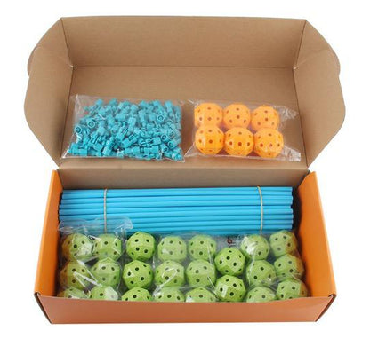 Children constructing a fabric-covered fort with a DIY fort building kit, engaging in imaginative play