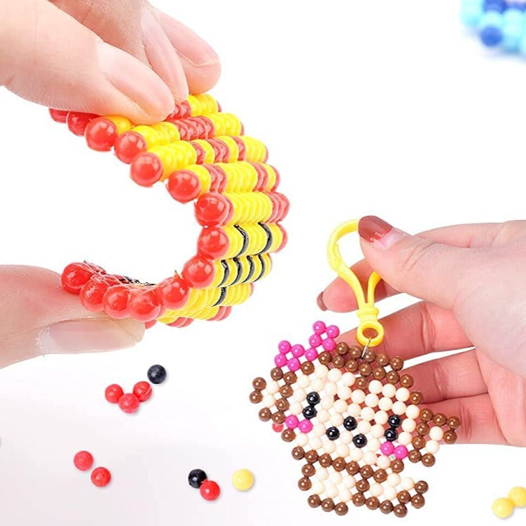 Children's educational DIY Water Fuse Beads Kit with accessories, non-toxic craft supplies