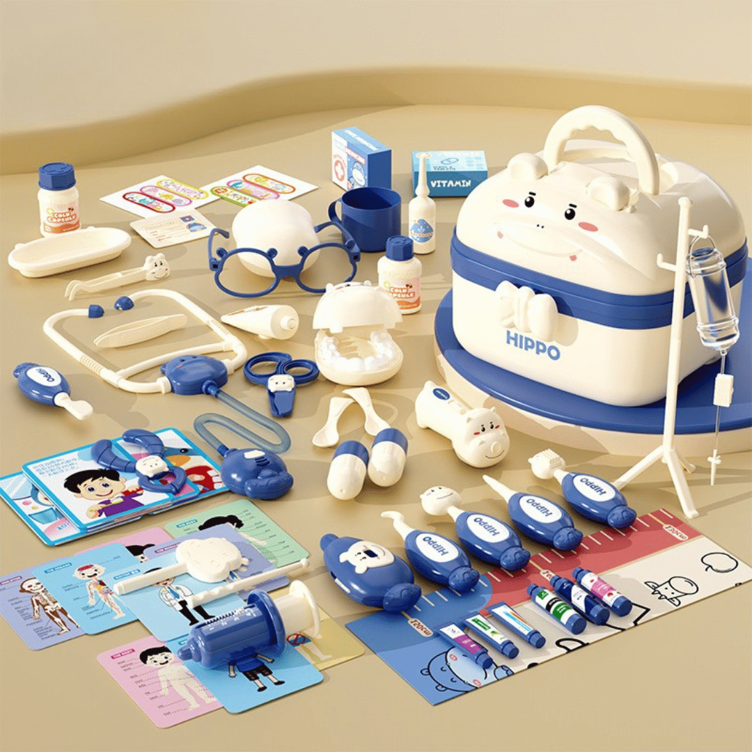 A comprehensive Kids Doctor Play Kit, an ideal educational toy and children's gift