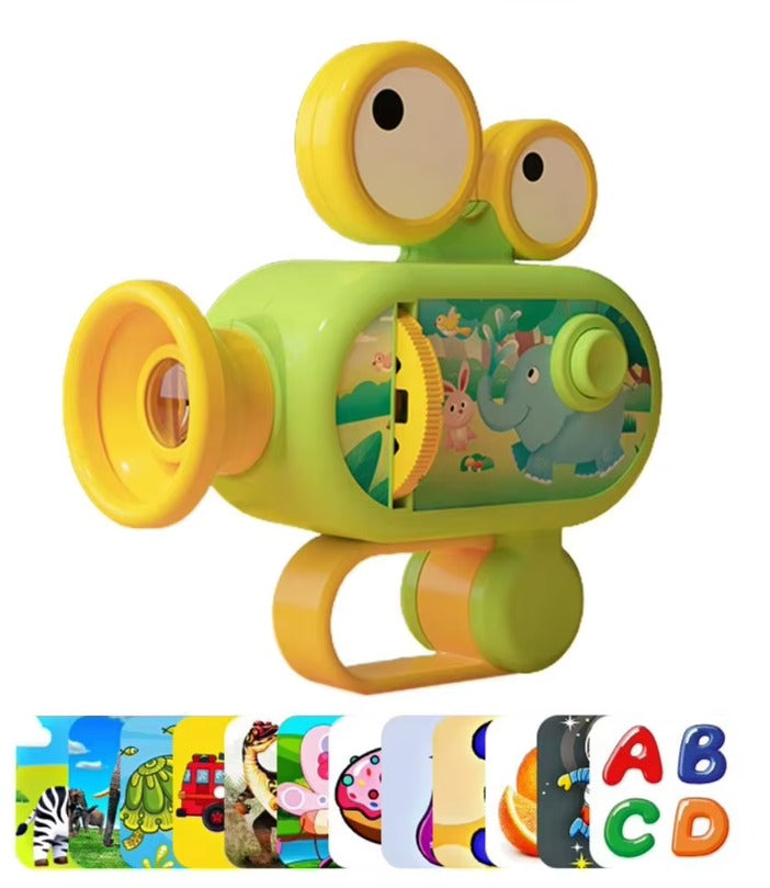 Portable adventure projector for kids, a magical sleep aid and play companion