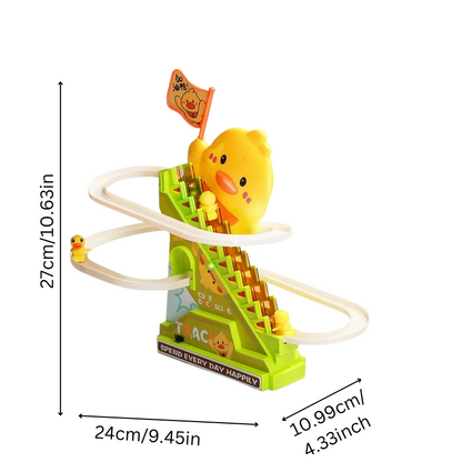 Interactive preschool toy, Kids' Duck Race track set, enhancing motor skills and playful learning for young children