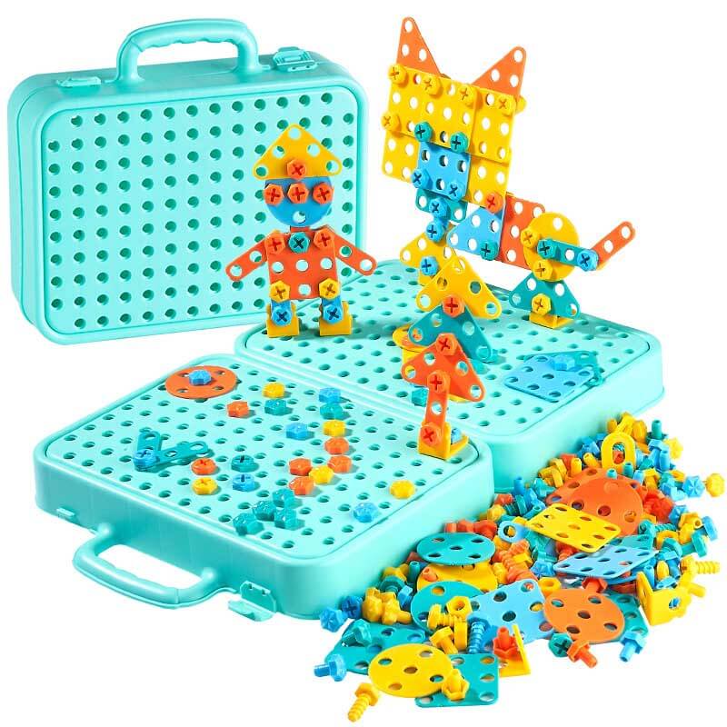 Educational puzzle toy for kids, promoting fine motor skills and creativity