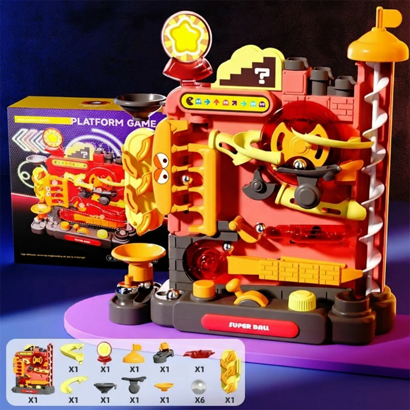 Colorful Kids' Adventure Ball Track Playset, designed for active and interactive learning experiences