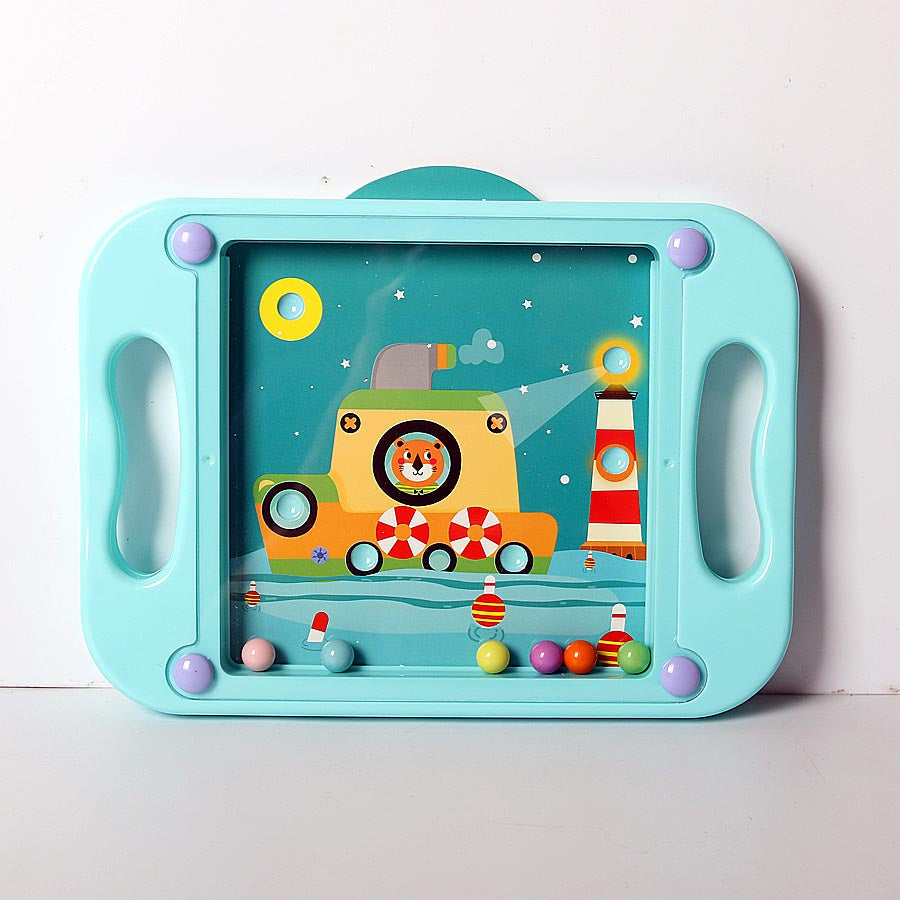 Educational balance game for children featuring a challenging maze, great for motor skill development.
