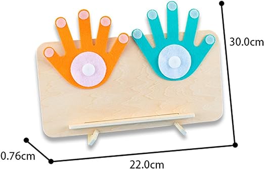 Vibrant educational flashcards for children, a wooden finger math game boosting cognitive skills