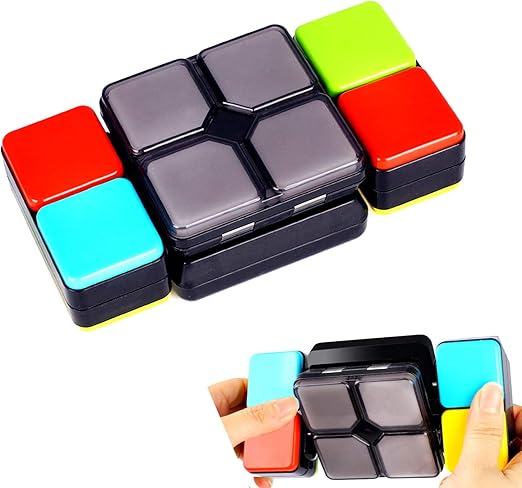Kids' Educational Light-Up Puzzle Game, portable brain trainer for cognitive development, childrens gift
