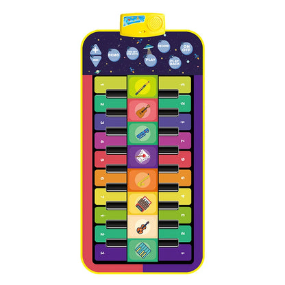 Kids' Educational Musical Play Mat, vibrant colors, interactive music learning for toddlers