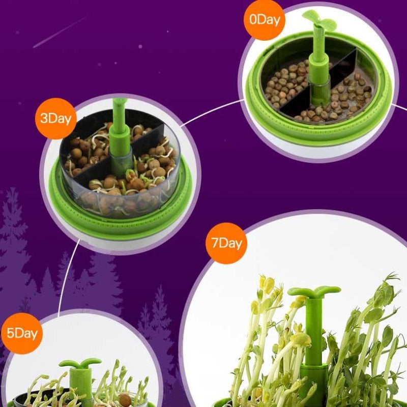 Instructions manual for the Kids' Educational Plant Growth Incubator Kit, guiding children's learning