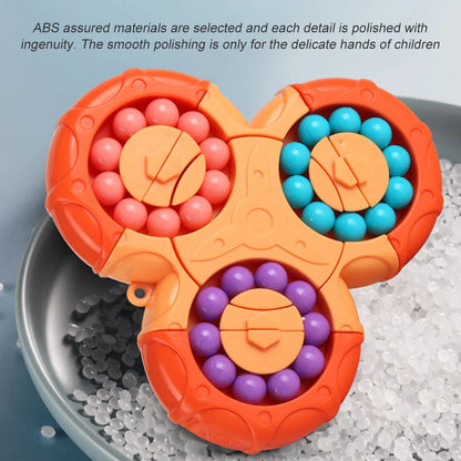 Kids' Educational Rotating Bead Maze Cube Fidget Toy, activity toy for hand eye coordination