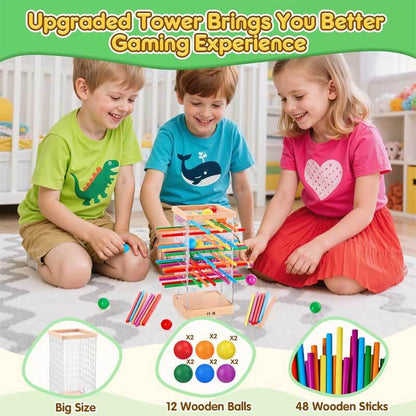 Preschool learning wooden board game, STEM toy for kids, educational animal puzzle, fun for family