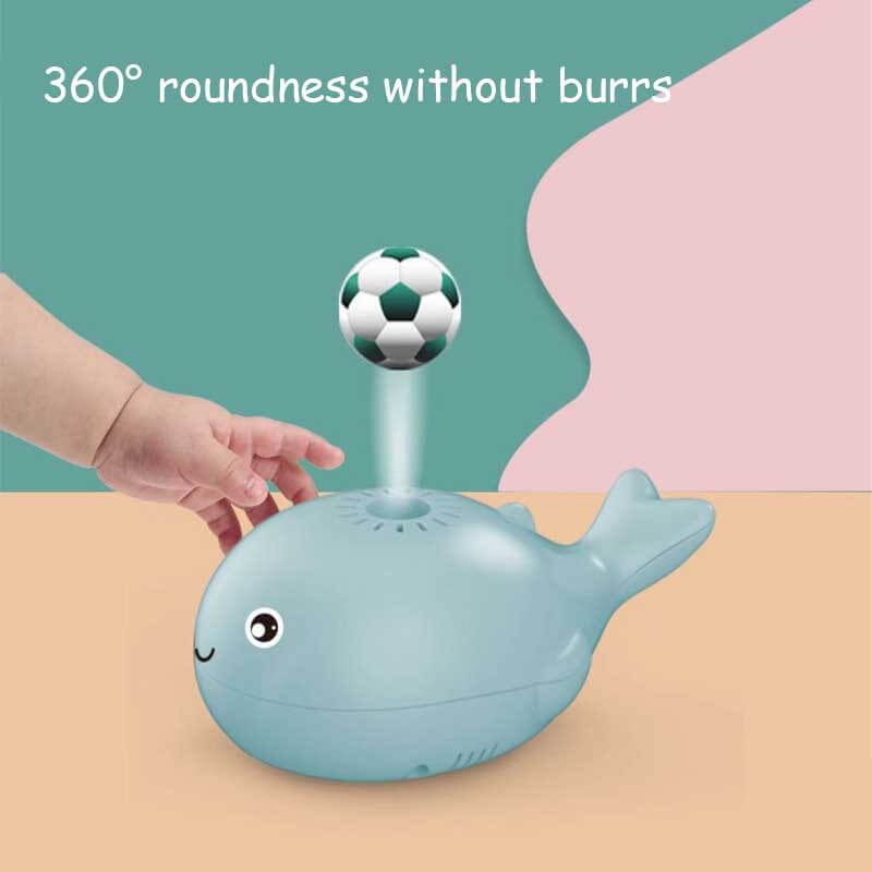 Set of Kids' Electric Whale Hover Ball with charging cable, perfect children's gift