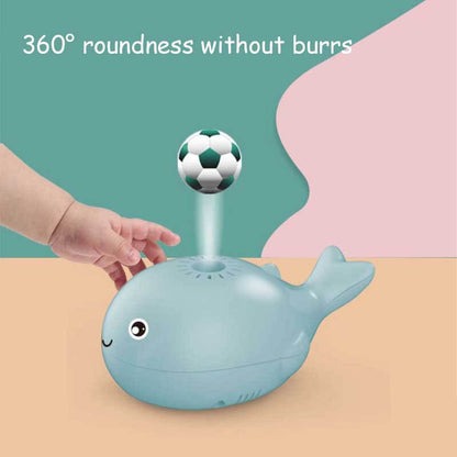 Set of Kids' Electric Whale Hover Ball with charging cable, perfect children's gift