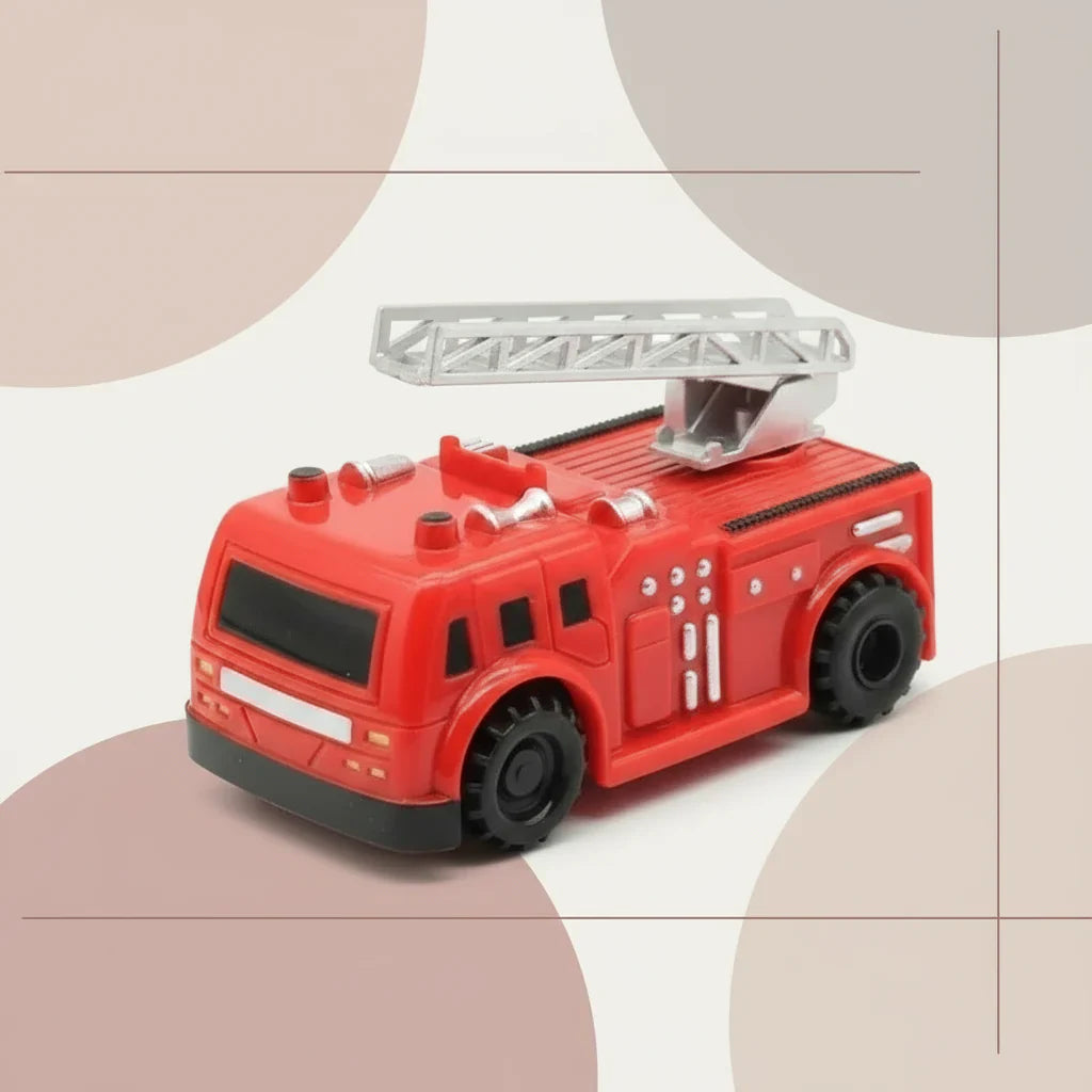 Educational electric toy car for children, promoting creative thinking and line following