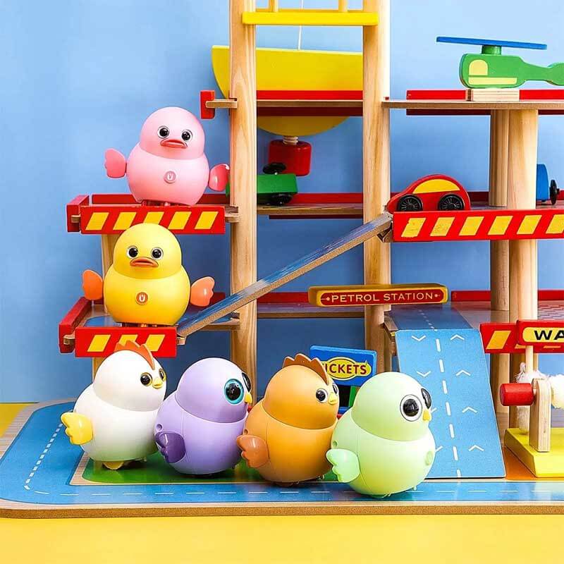 Kids' electric walking animal toy set, colorful educational toddler playtime gift