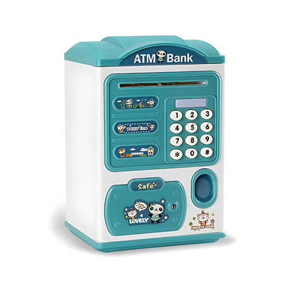 Light-up kids' treasury coin bank, a fun and educational toy for children to learn about saving money