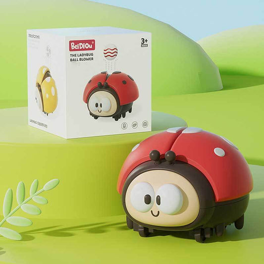 Kids' Enchanting Ladybug Hover Ball, an interactive developmental toy in action, promoting active play