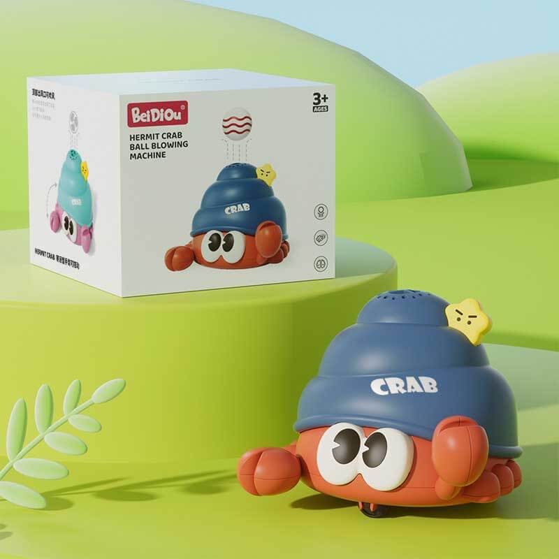 Top view of the Enchanting Ladybug Hover Ball, a durable developmental toy for interactive kid's games