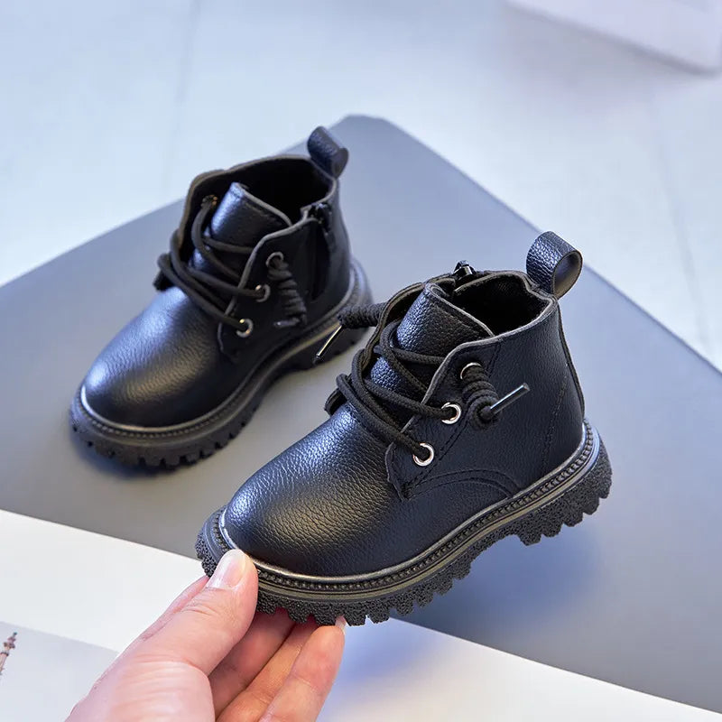 Toddler unisex warm winter boots, purple, fashion-forward with sturdy sole 8
