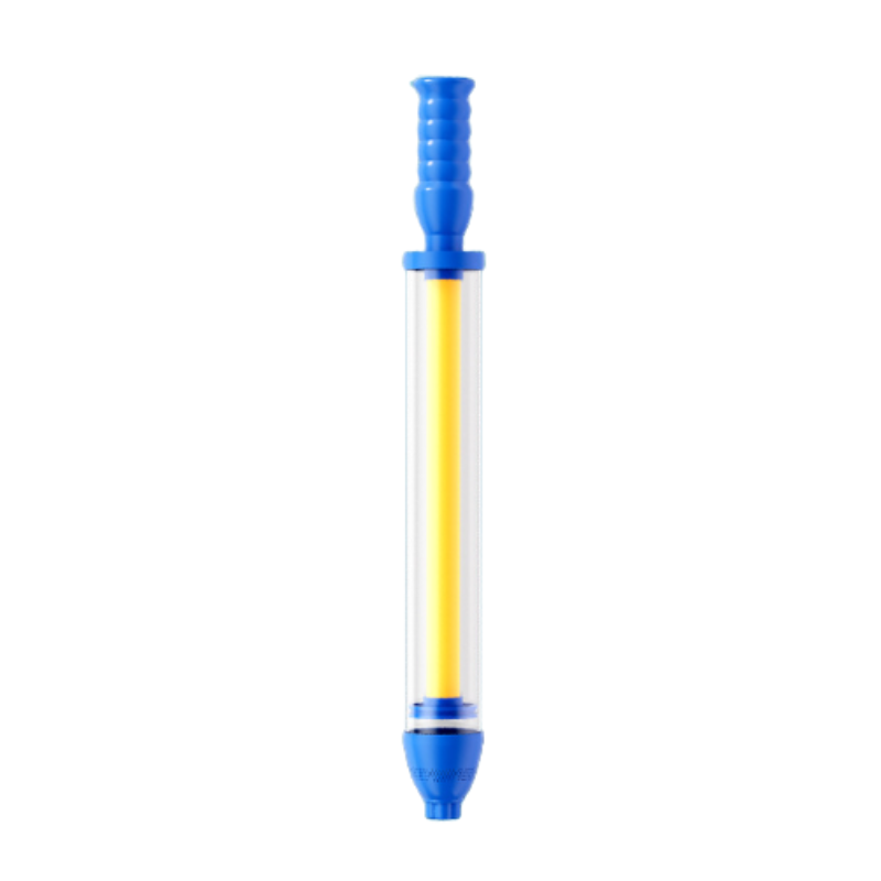 Close-up of a kids' firework water spray toy, a fun outdoor water activity for children
