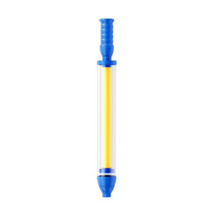 Close-up of a kids' firework water spray toy, a fun outdoor water activity for children