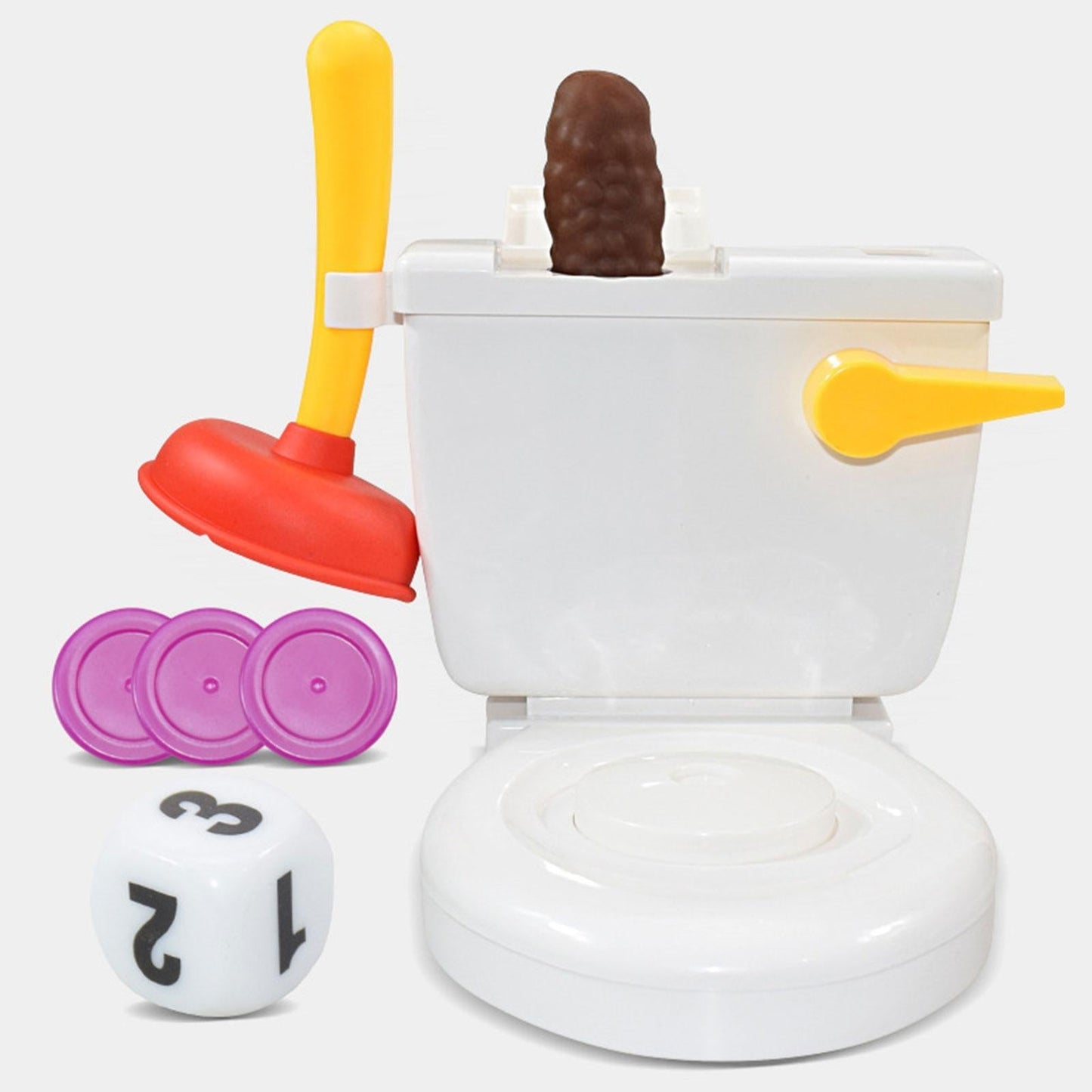 Flying Poop Game box art, vibrant and engaging, highlighting a hilarious reaction game for parties.