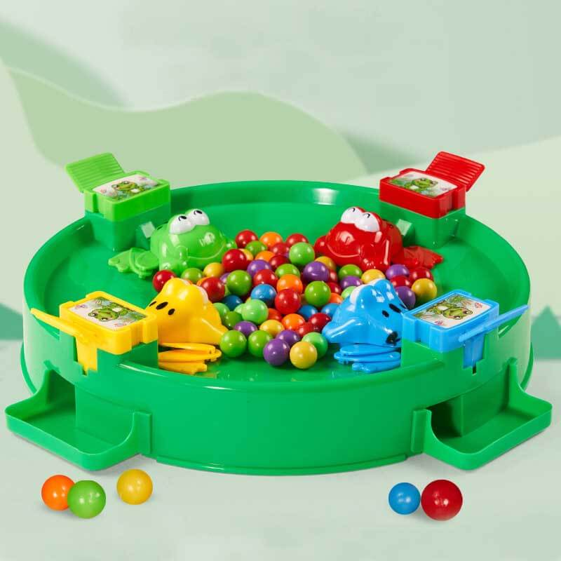 Kids Frog Tongue Board Game box, colorful and engaging for family fun, educational toy.