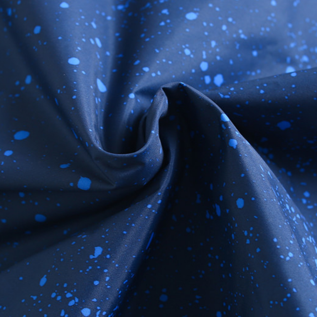 Youth waterproof windbreaker, galaxy sky design, perfect for outdoor activities