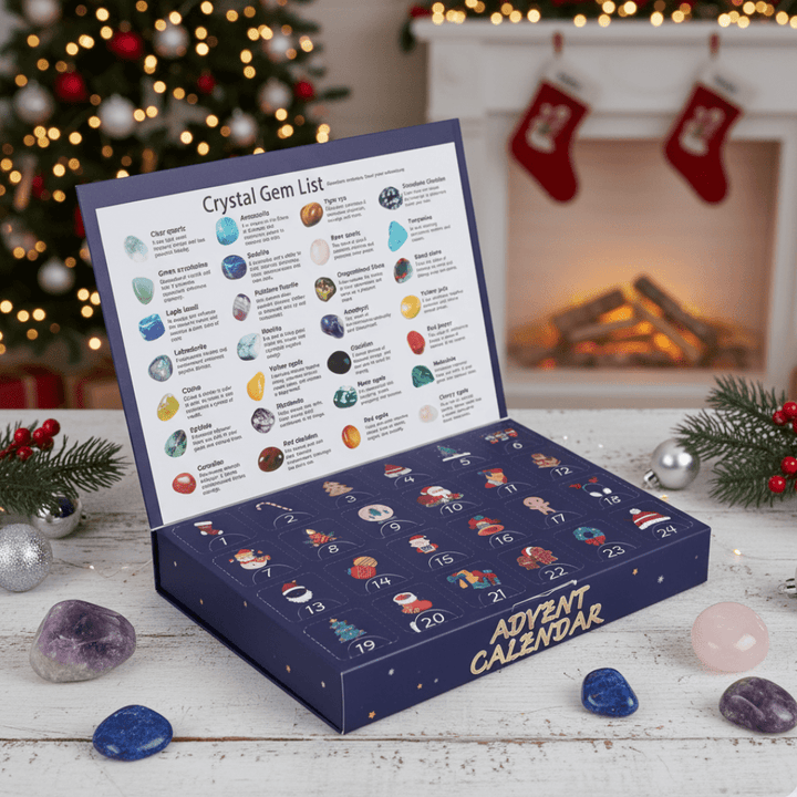 Kids' Gemstone Excavation Advent Calendar: 24 days of crystal digging, a fun educational science kit for children.
