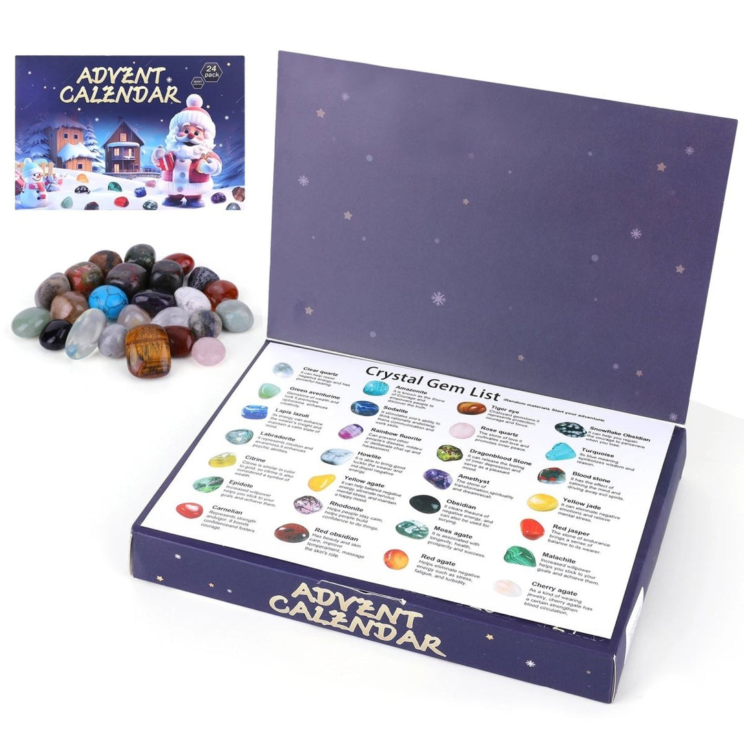 Child actively excavating gemstones from a block, part of the Children's Gemstone Excavation Advent Calendar. Fun science kit!