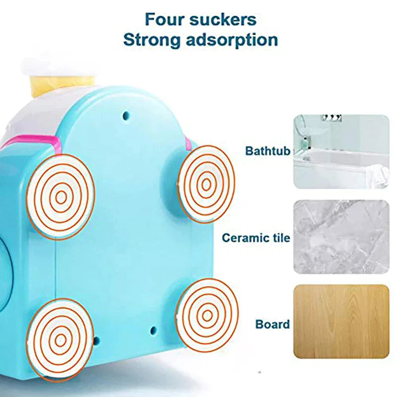 Kids' bath time with Ice Cream Bubble Toy, sudsy foam maker for an enjoyable experience