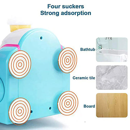 Kids' bath time with Ice Cream Bubble Toy, sudsy foam maker for an enjoyable experience