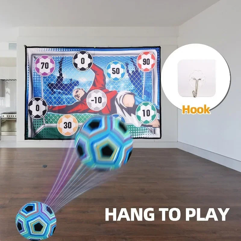 Children's football training equipment, soccer playmat for indoor practice
