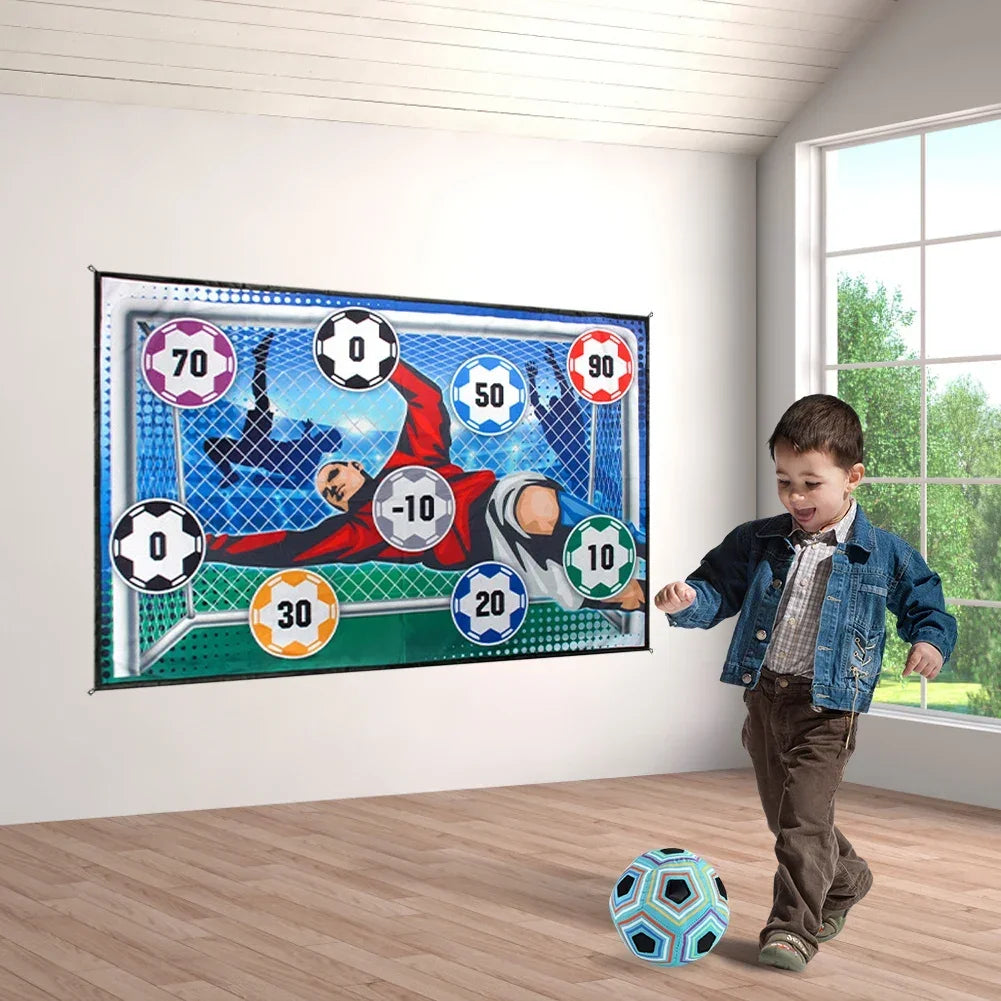 Footbal-themed playmat for children, enhancing soccer skills and active play