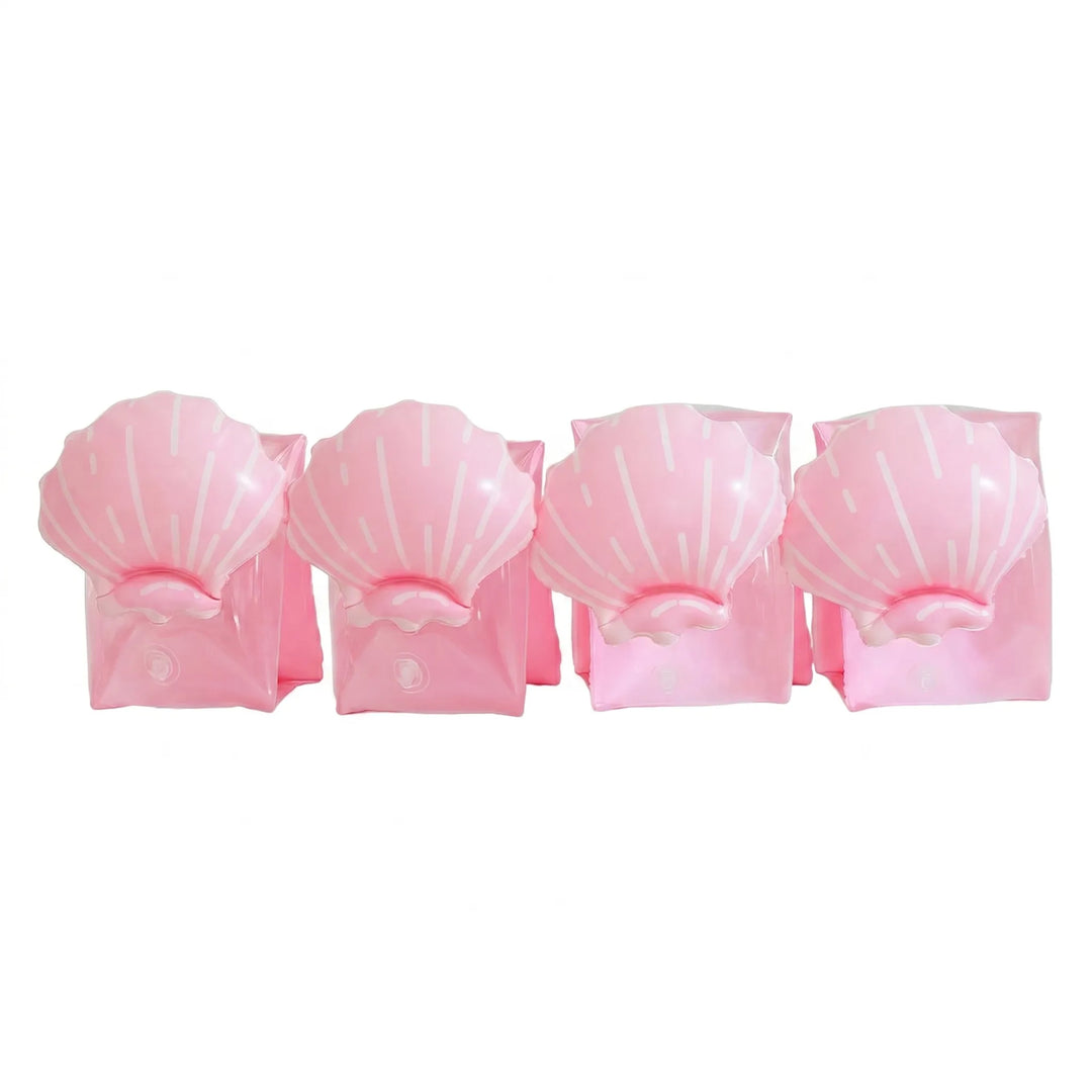 Safe kids' inflatable armbands, providing essential buoyancy support for young swimmers.