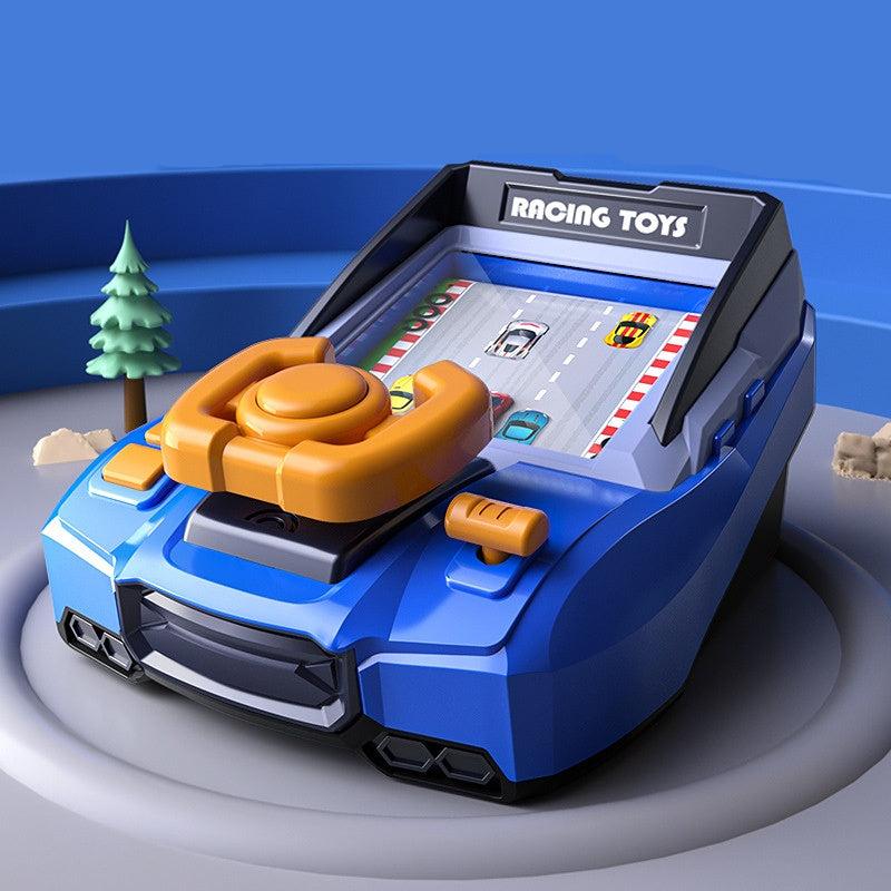 Colorful children's racing arcade game, promoting skill development and interactive fun