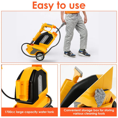 Plastic car wash play set, a durable outdoor water toy for imaginative kids' activities