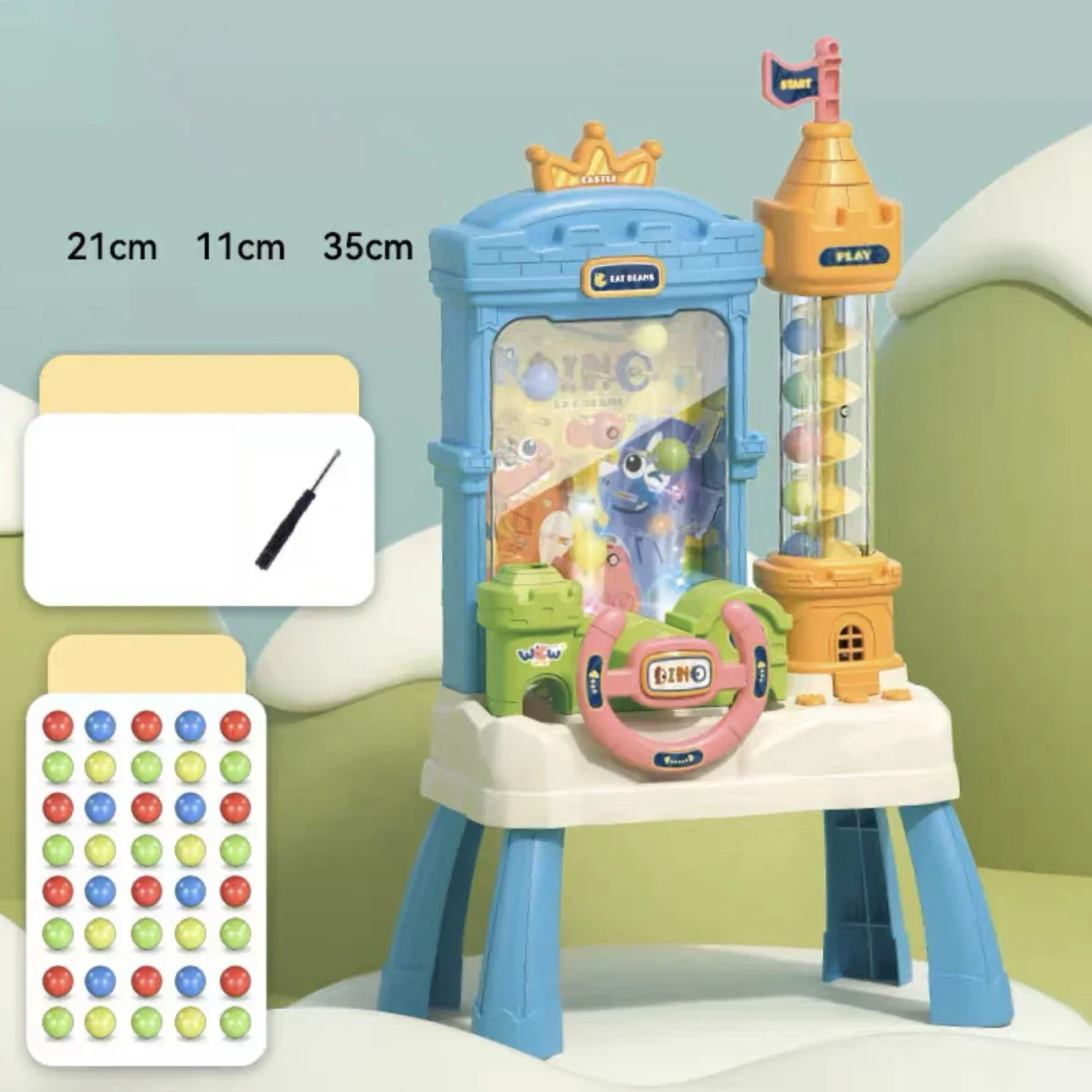 Durable kids interactive electric ball catcher toy, an engaging educational game for children