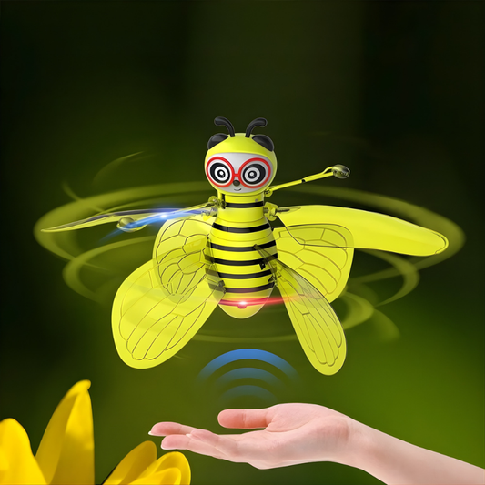Kids' interactive gesture-controlled flying toy bee, indoor/outdoor fun, educational gift