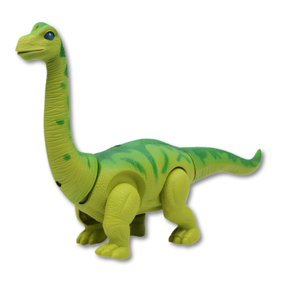 Gift-ready Kids' Interactive Roaming Dino Toy, glowing brightly in a playroom setting