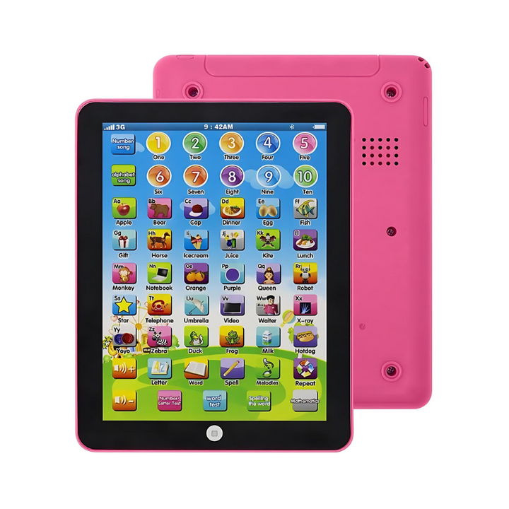 Children's educational toy: a vibrant learning tablet designed for sensory and early childhood development